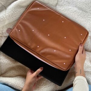 capa de notebook caramelo